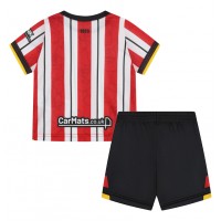 Dječji Nogometni Dres Sheffield United Domaci 2024-25 Kratak Rukav (+ Kratke hlače)